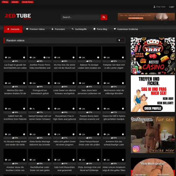 Free Redtube Sexvideos » Geile Redtube Porno Videos
